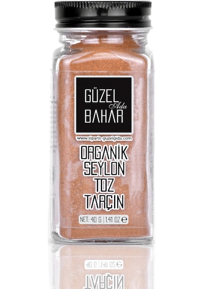 Güzel Ada Gıda Organik Seylon Toz Tarçın 40 G