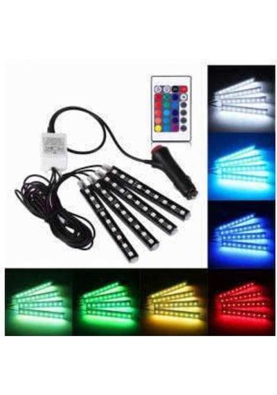 Müziğe Duyarlı Ayak Altı Led Kumandalı Araç Içi Aydınlat (253383142)