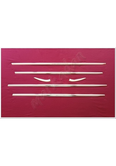 Db Chrome Citroen C-elysee Cam Çıtası Nikelajı 2012-2024 6 Parça P.çelik