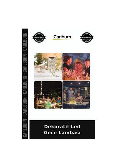 Dekoratif Led Gece Lambası Atmosfer Işığı Hediyelik Koridor