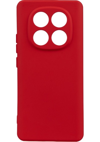 Xiaomi Redmi Note 14 Pro 5g Kılıf Zore Biye Silikon Kırmızı