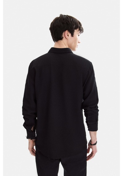 Backandbond Siyah Regular Fit Gömlek