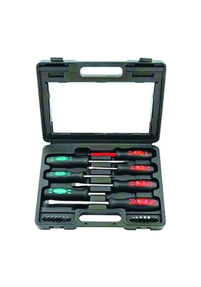 W 2230, Tornavida / Bits Uç Seti 21 Parça , Siyah, Yeşil, Kırmızı