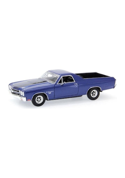 Motormax 1970 El Camino Mavi 1 24 Ölçek Metal Model Araba