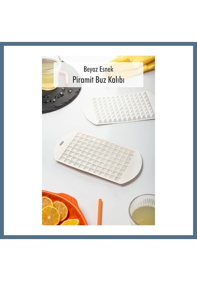 Buradabulabilirsin Beyaz Piramit Buz Kalıbı 13 24 2 Cm Bbz