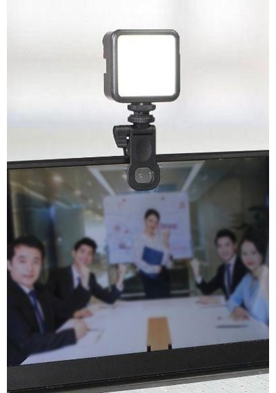 Thentech Selfie Işığı Şarjlı Fotoğraf Makine Telefon Tripod Laptop Uyumlu Kolay Taşınabilir Profesyonel Işık Beyaz