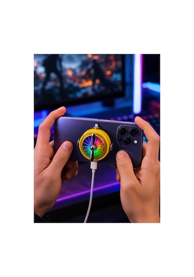 Telefon İçin Rgb Led Manyetik Soğutma Fanı Renk