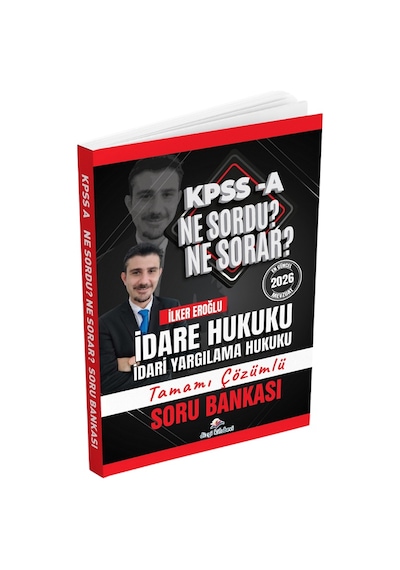 Dizgi Kitap 2026 Kpss A Grubu İdare-idari Yargılama Hukuku Ne Sordu Ne Sorar Ne Sordu Ne Sorar Soru Bankası Çözümlü - İlker Eroğlu Dizgi Kitap