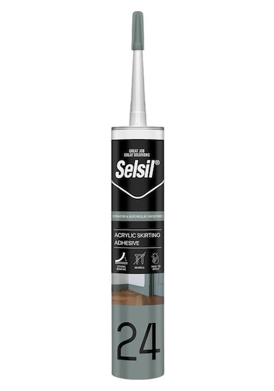 Selsil 24 Strafor Süpürgelik Yapıştırıcı 500 Gr