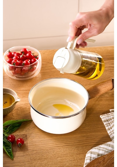 Karaca Flowy Airfry Cam Sprey Yağdanlık 450 Ml Şeffaf