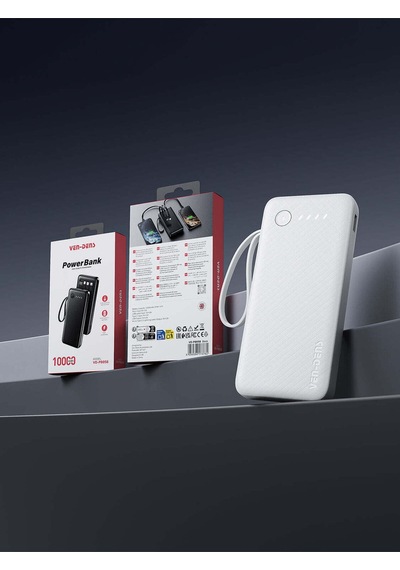 Ven-dens Vd-pb058 10000mah Dijital Ekranlı Premium Powerbank Siyah