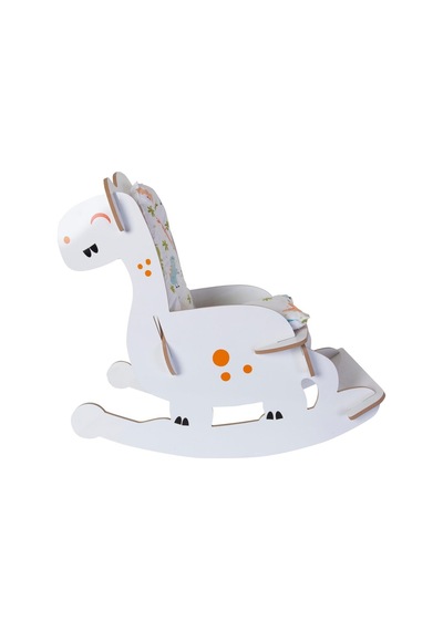 Ahşap Sallanır Çoçuk Sandalyesi Çocuk Koltuk Bebek Koltuk Sandaly (529308560) Beyaz