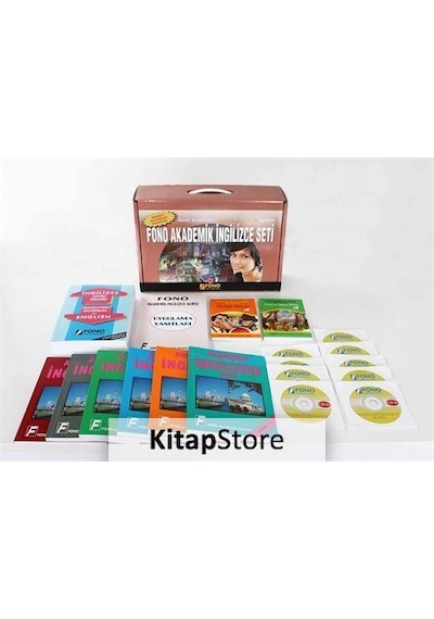 Fono Akademik İngilizce Seti 10 Kitap+9 Cd - Kolektif