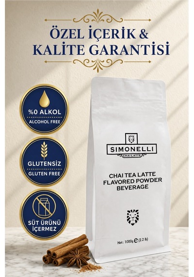 Simonelli Chai Tea Latte Baharatlı Çay Toz Karışımı 1 KG