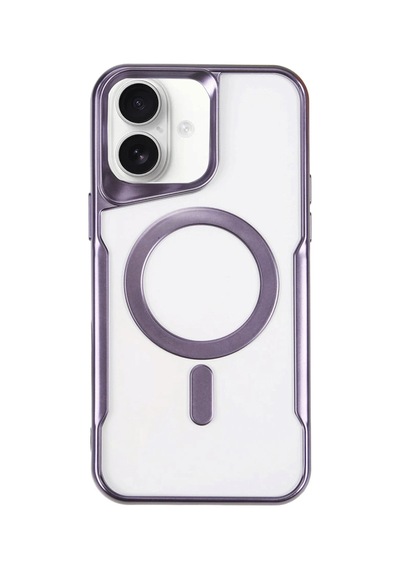 Newface - 560 - Apple iPhone Uyumlu 16 Plus Kılıf Boyi Magsafe Silikon Kapak - - Csmo-tex - Derin Mor