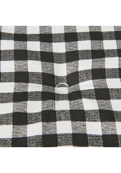 Soft Guarda Sandalye Minderi - Siyah - 38x38 Cm Renkli