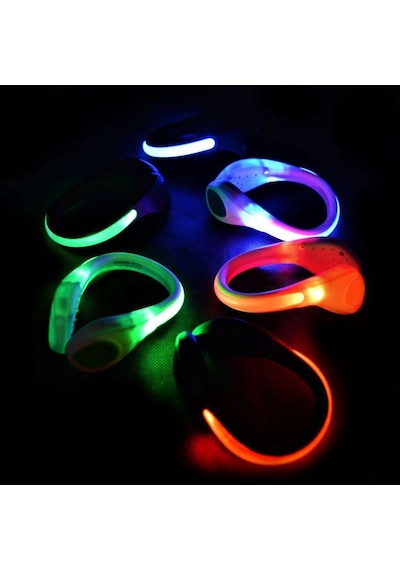 Shoe Clıp Klipsli Led Ayakkabı Işığı Çok Renkli