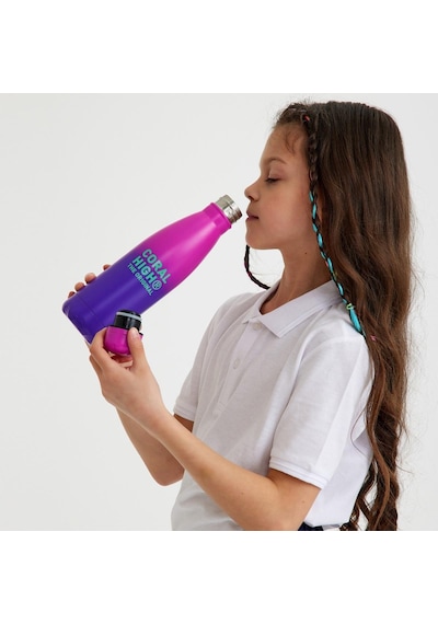 Coral High Pembe Mor Renk Geçişli Çelik Termos 500 Ml 11935