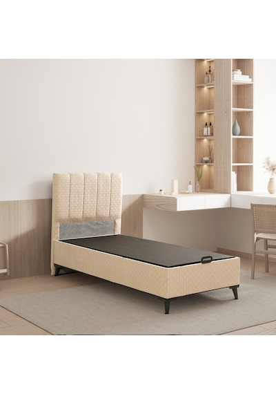 Luna Tek Kişilik Baza Başlık Set 2'li Set Konuma Özel Teslimat 90 x 190 CM