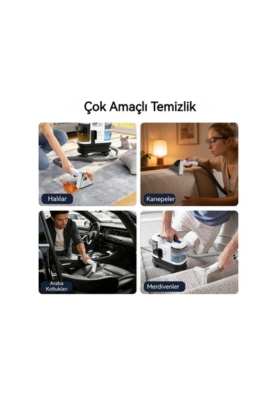 Greenote Halı/koltuk Yıkama Makinesi Ve Spot Temizleyici Sofa, Halı Ve Araç İçin Uygun, Güçlü Islak/kuru Va