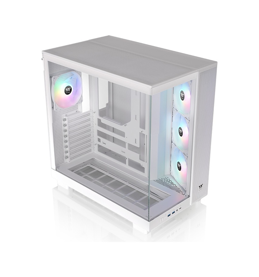 Thermaltake View 380xl Temperli Cam 4x120mm Usb 3.0 Beyaz Argb Akak0thr0004