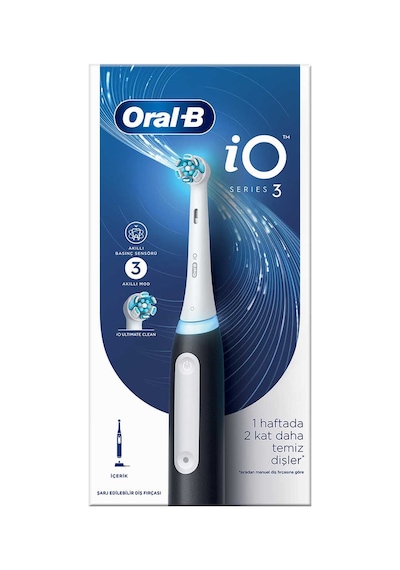 Oral-B İO Series 3 Şarjlı Diş Fırçası Siyah