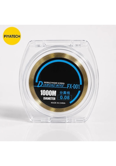 Micro Nano 0.08mm 1000m Lcd-ekran Ayırma Teli - Çelik Kesme Teli Çok Renkli