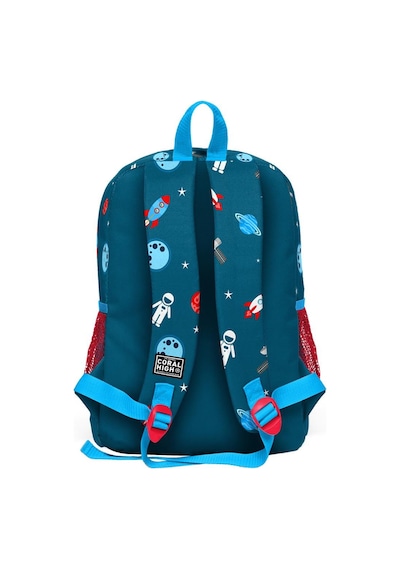 Coral High Kids Civit Kırmızı Uzay Desenli 3 Lü Okul Çanta Seti Set0123116