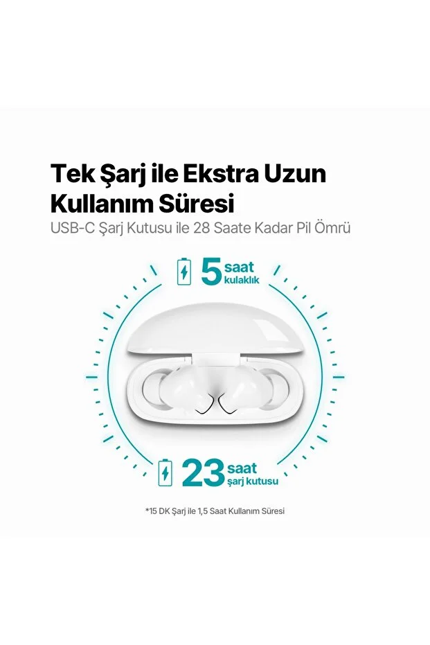 Ttec 2KM147B Airbeat Snap True Bluetooth 5.3 Kulak İçi Kulaklık