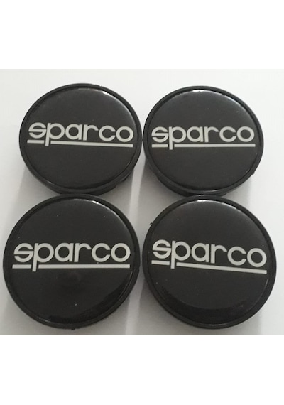 Jant Göbeği Sparco 75/72 72MM Yuva 4'Lü Set Siyah Plasto