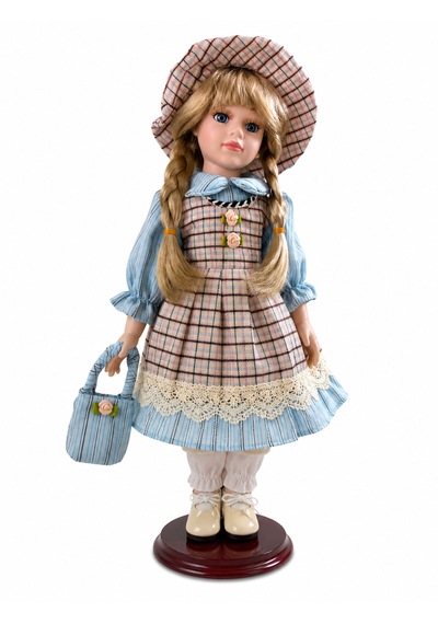 Premium 35 Cm Elbiseli Porselen Bebek Biblosu Dekoratif Vintage Kız Biblo Ev Salon Dekoru -