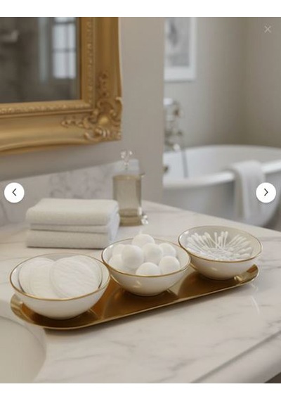 Regna Home Fine Living Trio Bowl Set -4 Parça Beyaz
