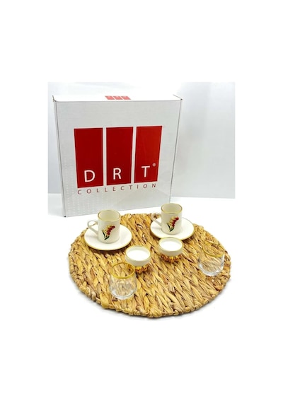 Collection Kahve Seti Lale Royaleks-drt-6060-5 Altın