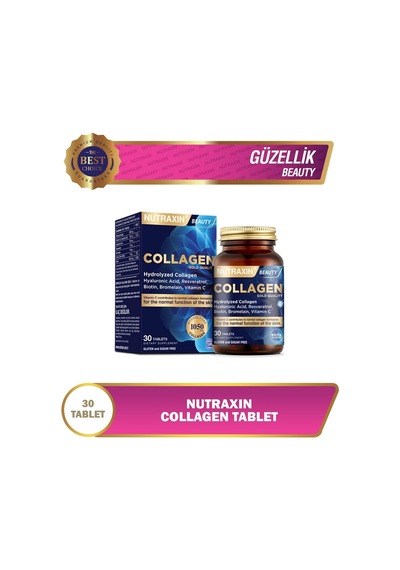Collagen Gold Quality Tablet Hidrolize Kolajen, C Vitamini, Hyaluronik Asit, Biotin, Çinko Ve Resveratrol İçeren