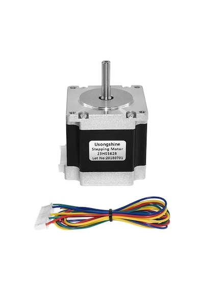 23hs5628 Nema 23 Step Motor 1.26nm 2.8v 2.8a D Mil 2 Faz 1.8 Derece 200 Adım 3d Yazıcı Printer