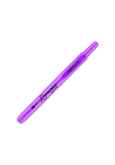 Wrıtech W-805s Basmalı Fosforlu Kalem Neon Mor - 12'li Kutu