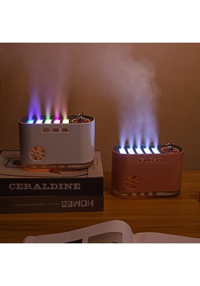 Çeşithane Müzikli Yağmur Efektli Aroma Difüzör Ultrasonik Hava Nemlendirici Led