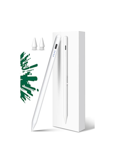 Novstrap Apple Uyumlu iPad Air 11 M2/m3 İle Dokunmatik Tablet Kalemi Dz900 Gen3 Stylus Pencil Avuç İçi Reddi 2 Adet Yedek Uç