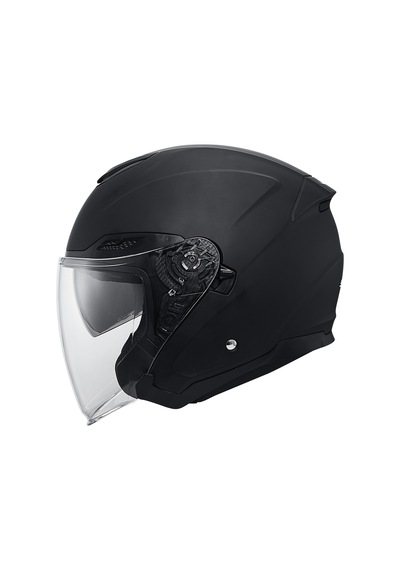 Motoanl Motosiklet Güneş Vizörlü Moto Yarım Açık Kask Siyah