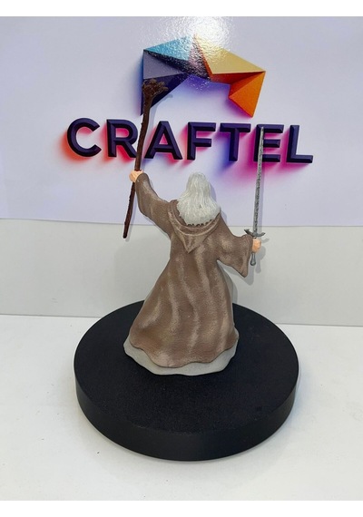 Lord Of The Rings Yüzüklerin Efendisi Koleksiyonluk Gri Gandalf Figür Biblo Oyuncu Masası Aksesuarı Hediyelik 13cm