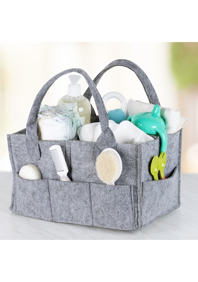 Baby Plus Keçeli Anne Bebek Bakım Çantası Organizer Çok Renkli