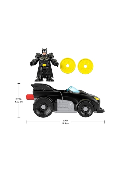 Fisher-price Imaginext Dc Super Friends Metal Force Batmobile Oyu