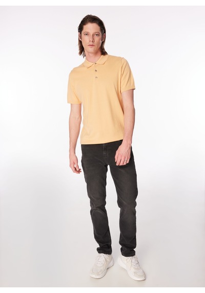 Fabrika Comfort Açık Turuncu Erkek Polo Yaka Regular Fit Kazak Fc4sm-kzk 0896