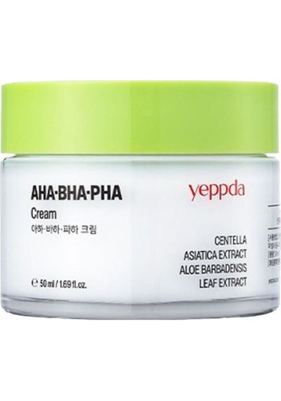 Yeppda Akneli Ciltler İçin Hafif Asidik Nemlendirici Bakım Kremi Yeppda AHA BHA PHA Cream 50 ML