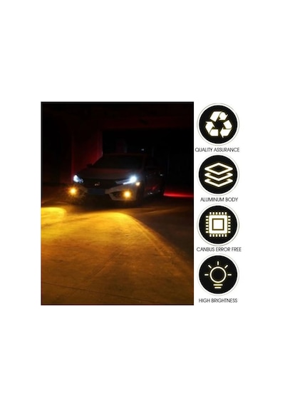Carub Ampul 12v 1016 144 Led Şeffaf Oto Geri Vites Ampulü Fren Stop Sis Sinyal Lambası Turuncu Br0404032