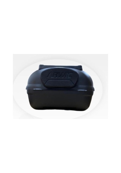 Arwic 46 Lt Sırt Dayamalı Cv46 Motosiklet Çantası Siyah Topcase