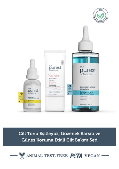 The Purest Solutions Cilt Tonu Eşitleyici, Gözenek Karşıtı Ve Gün