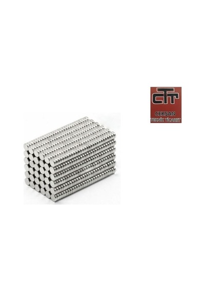 Neodyum Mıknatıs 6X3Mm Güçlü Miknatis-10-20-50-100-250 Adet 100 Adet