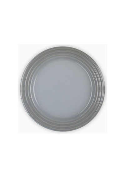 Le Creuset Renkli Dayanıklı Tasarım Seramik Kahvaltı Tabağı 22 Cm Gri