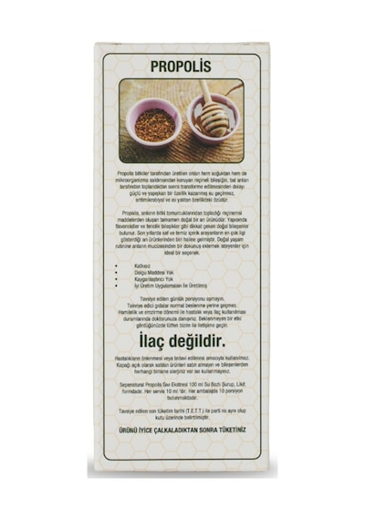 Sepe Natural Propolis Sıvı Ekstresi Su Bazlı Şurup 100 ML